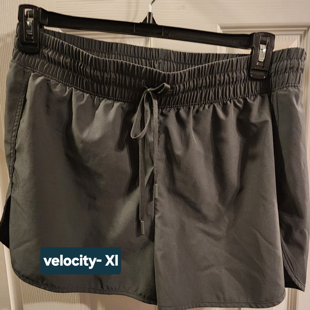 Velocity Women's Charcoal Athletic Shorts